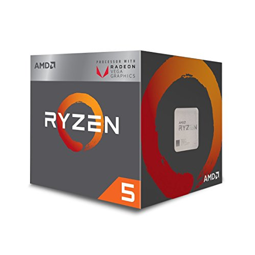 AMD Ryzen™ 5 2400G with Radeon™ RX Vega 11 (3.6GHz, 6MB Cache, up to 3.9GHz) Socket AM4 (618ELS)